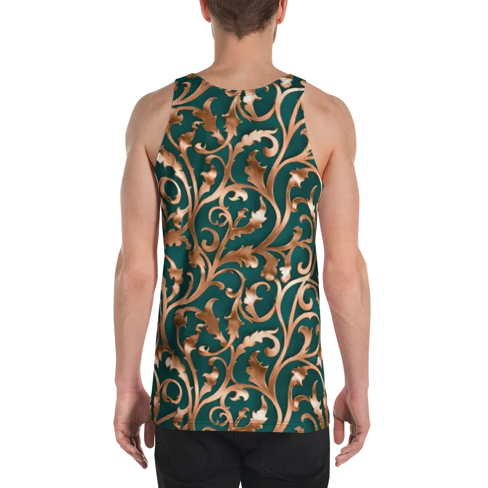 Gilded Verdure on Men's Tank Top — Back