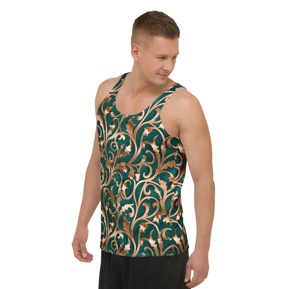 Gilded Verdure on Men's Tank Top — Left Front