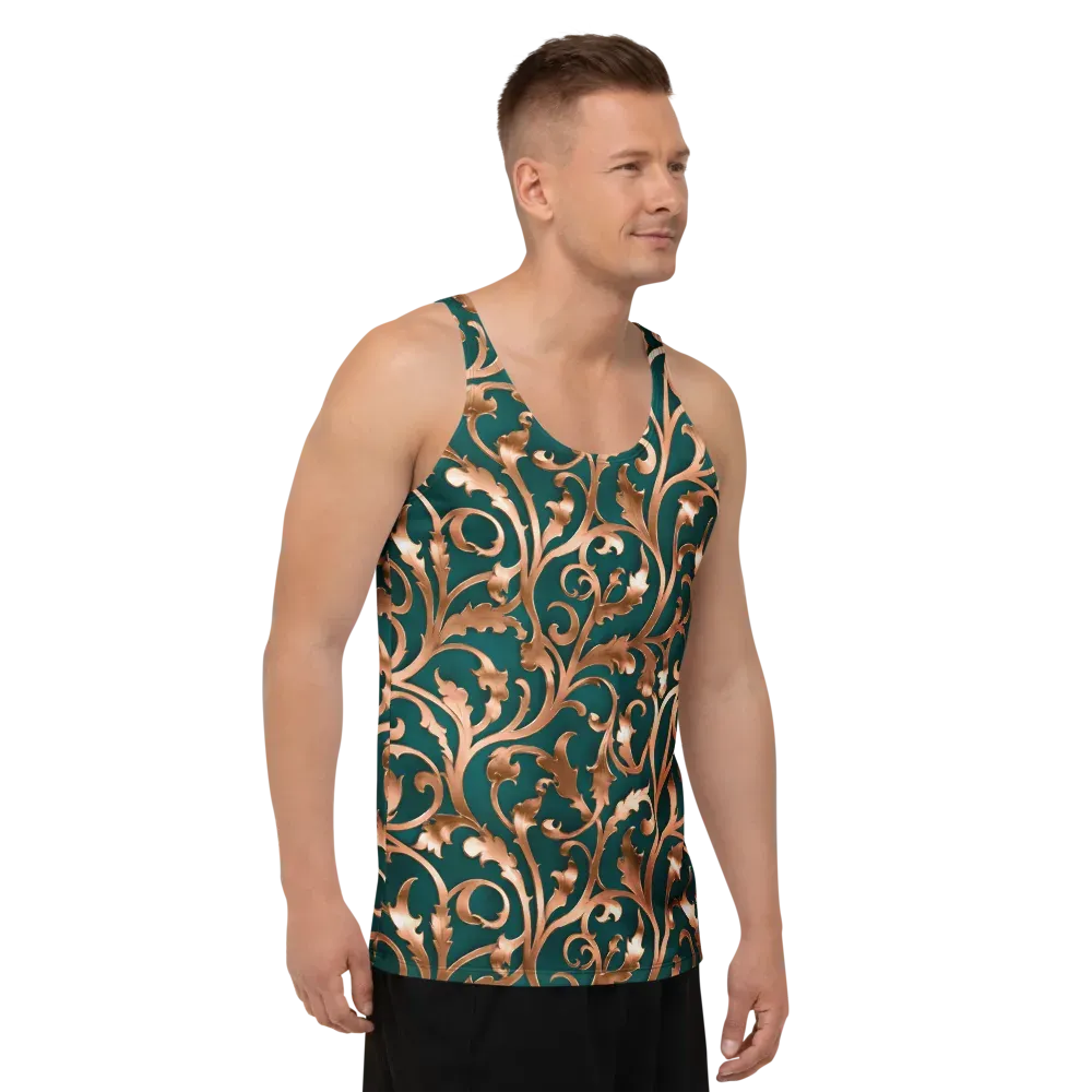 Gilded Verdure on Men's Tank Top — Right Front