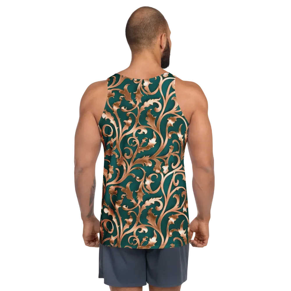 Gilded Verdure on Men's Tank Top — Back