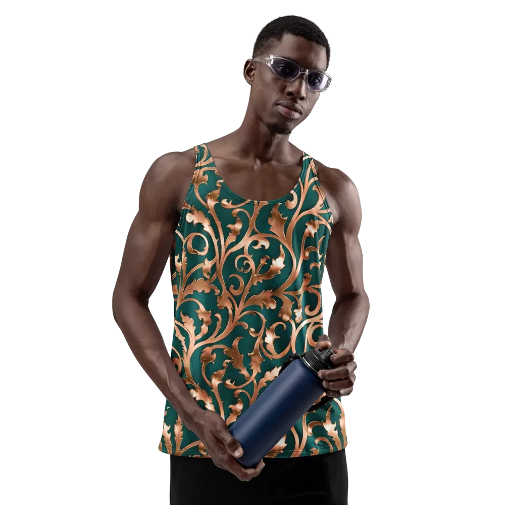 Gilded Verdure on Men's Tank Top — Front