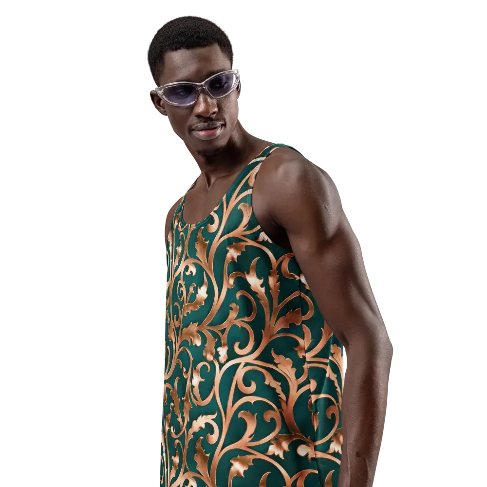 Gilded Verdure on Men's Tank Top — Left