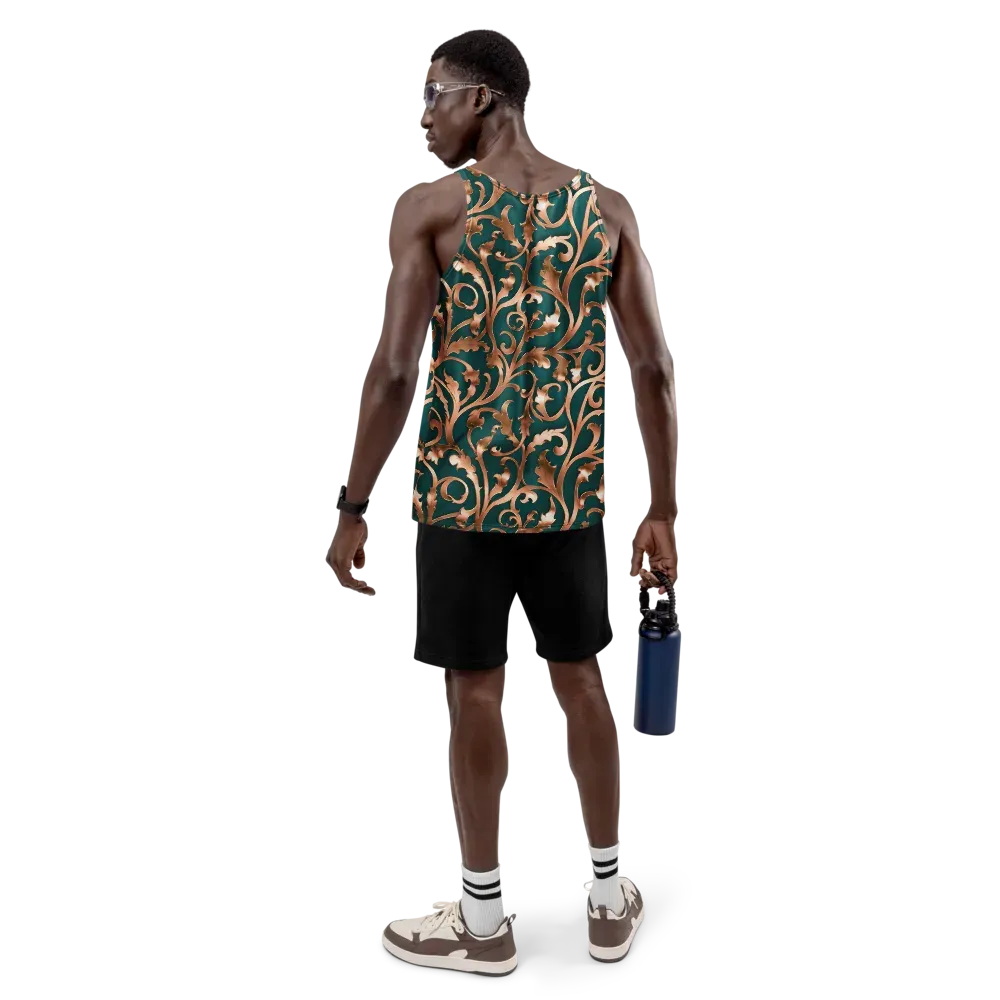 Gilded Verdure on Men's Tank Top — Back