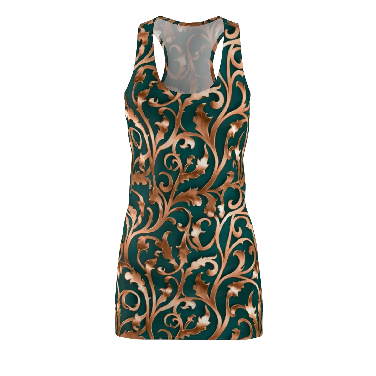 Gilded Verdure on Racerback Dress — Front