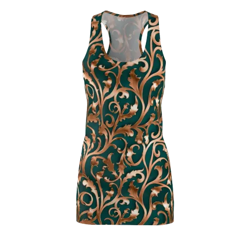 Gilded Verdure on a Racerback Dress