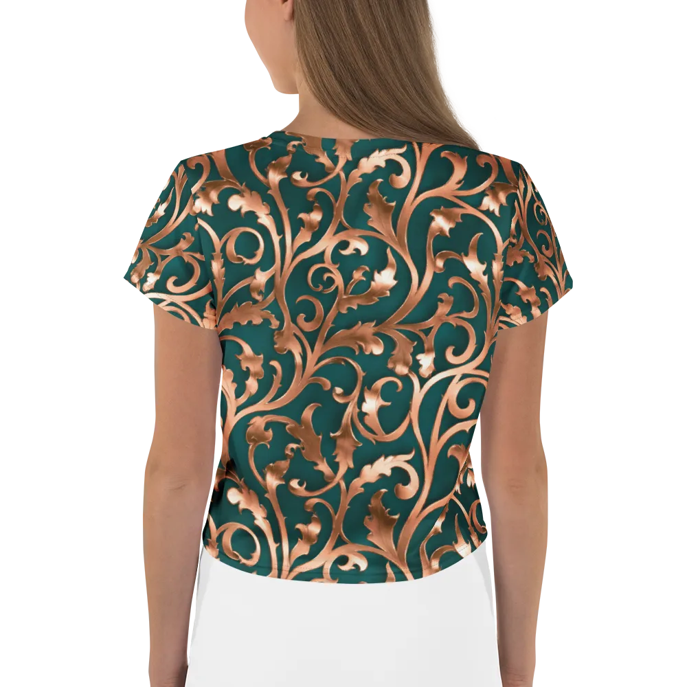 Gilded Verdure on Crop Tee — Back