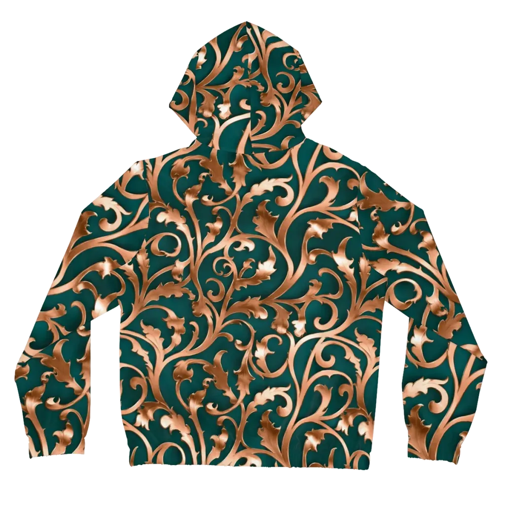 Gilded Verdure on Women's Full-Zip Hoodie — Back