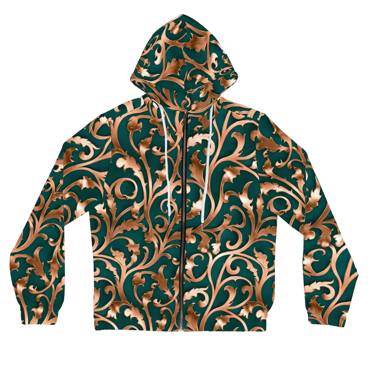 Gilded Verdure on Women's Full-Zip Hoodie — Front