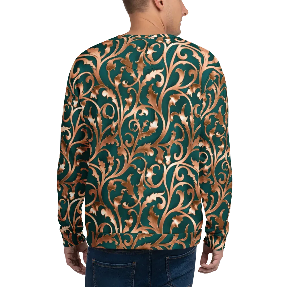 Gilded Verdure on Sweatshirt — Back