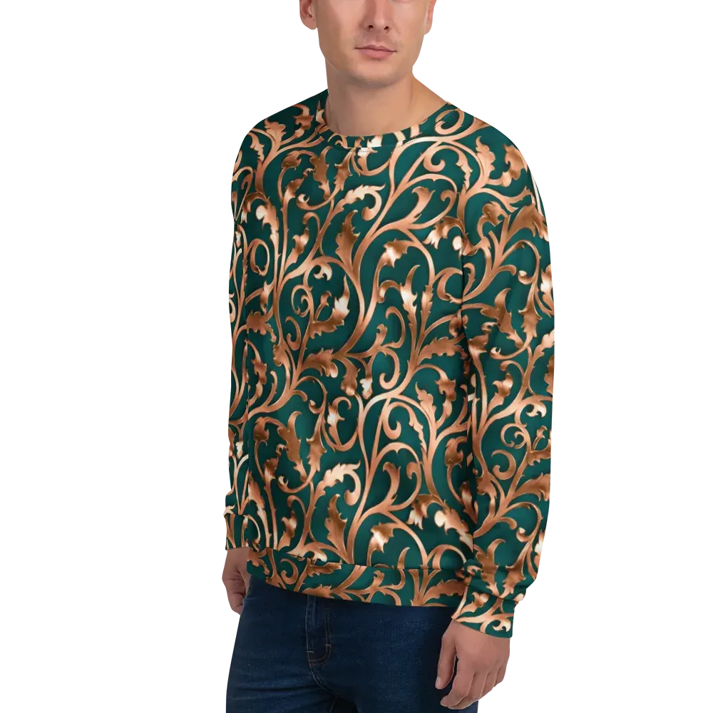 Gilded Verdure on Sweatshirt — Left Front
