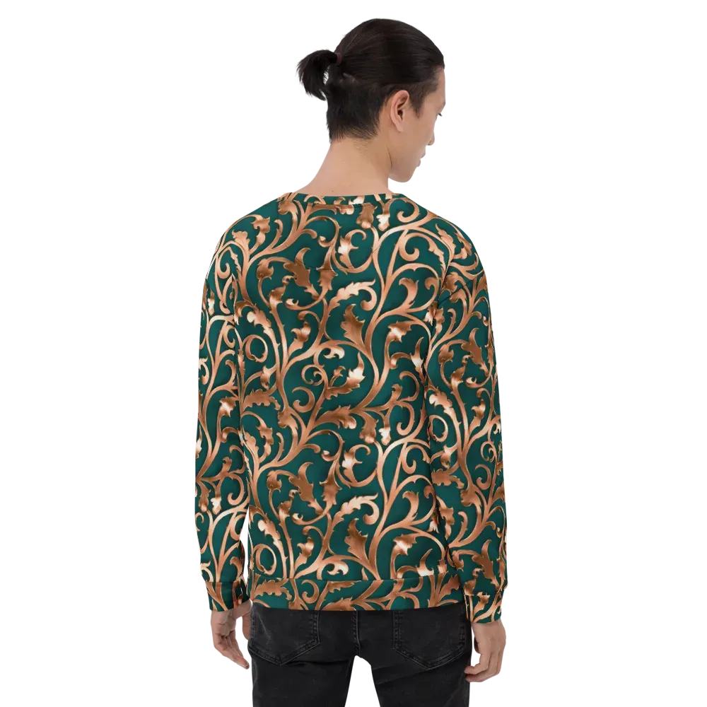 Gilded Verdure on Sweatshirt — Back