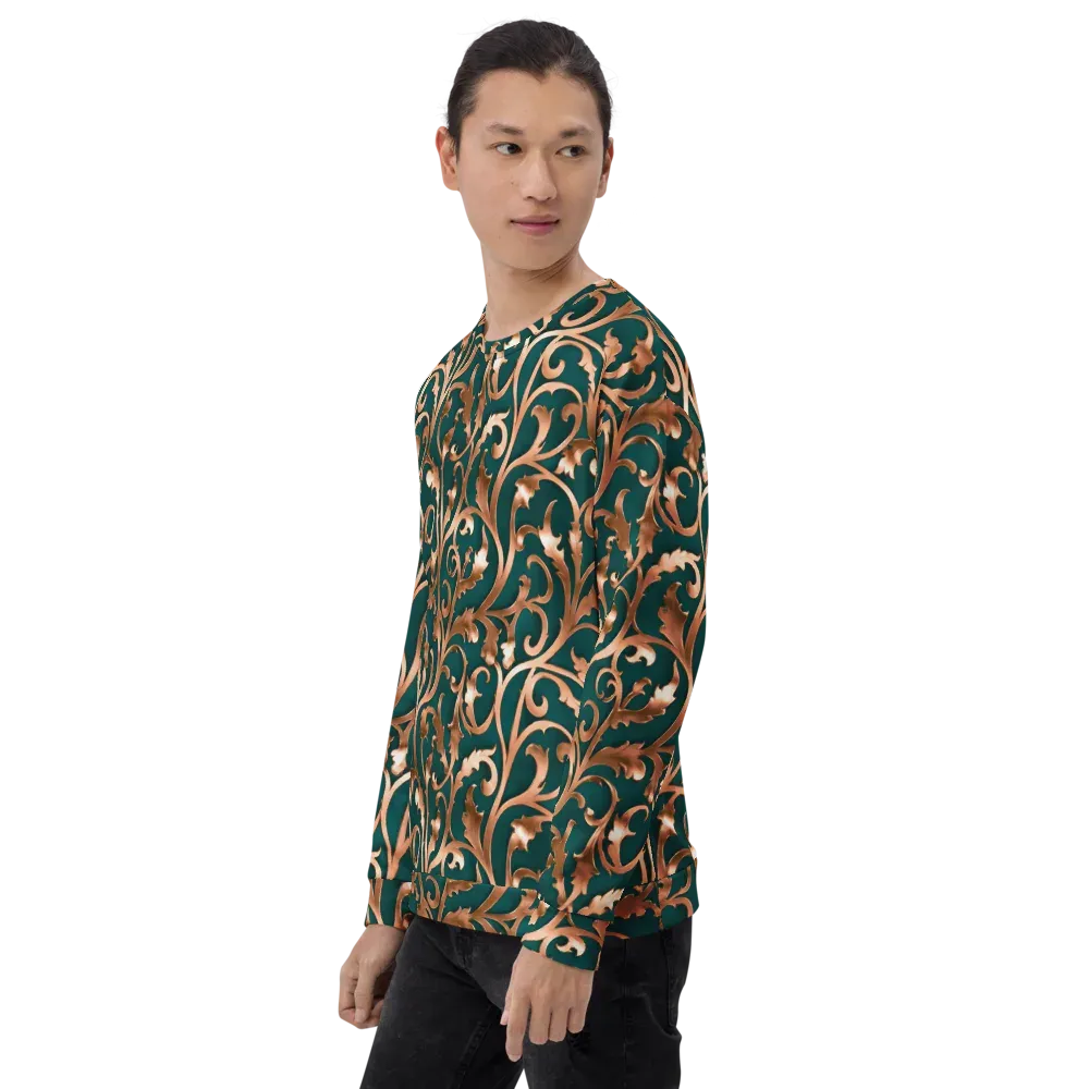 Gilded Verdure on Sweatshirt — Left Front