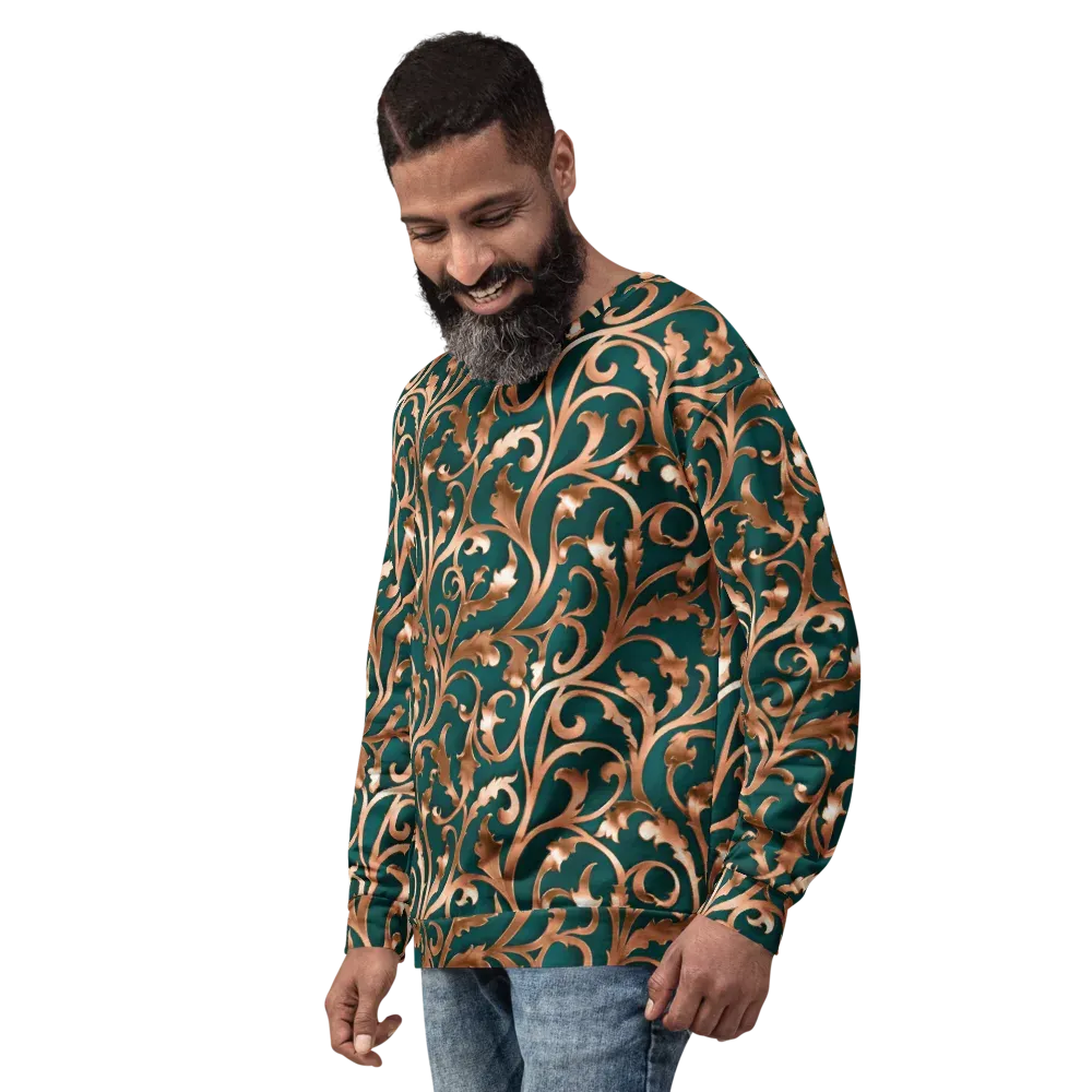 Gilded Verdure on Sweatshirt — Left Front