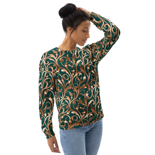 Gilded Verdure on a Sweatshirt