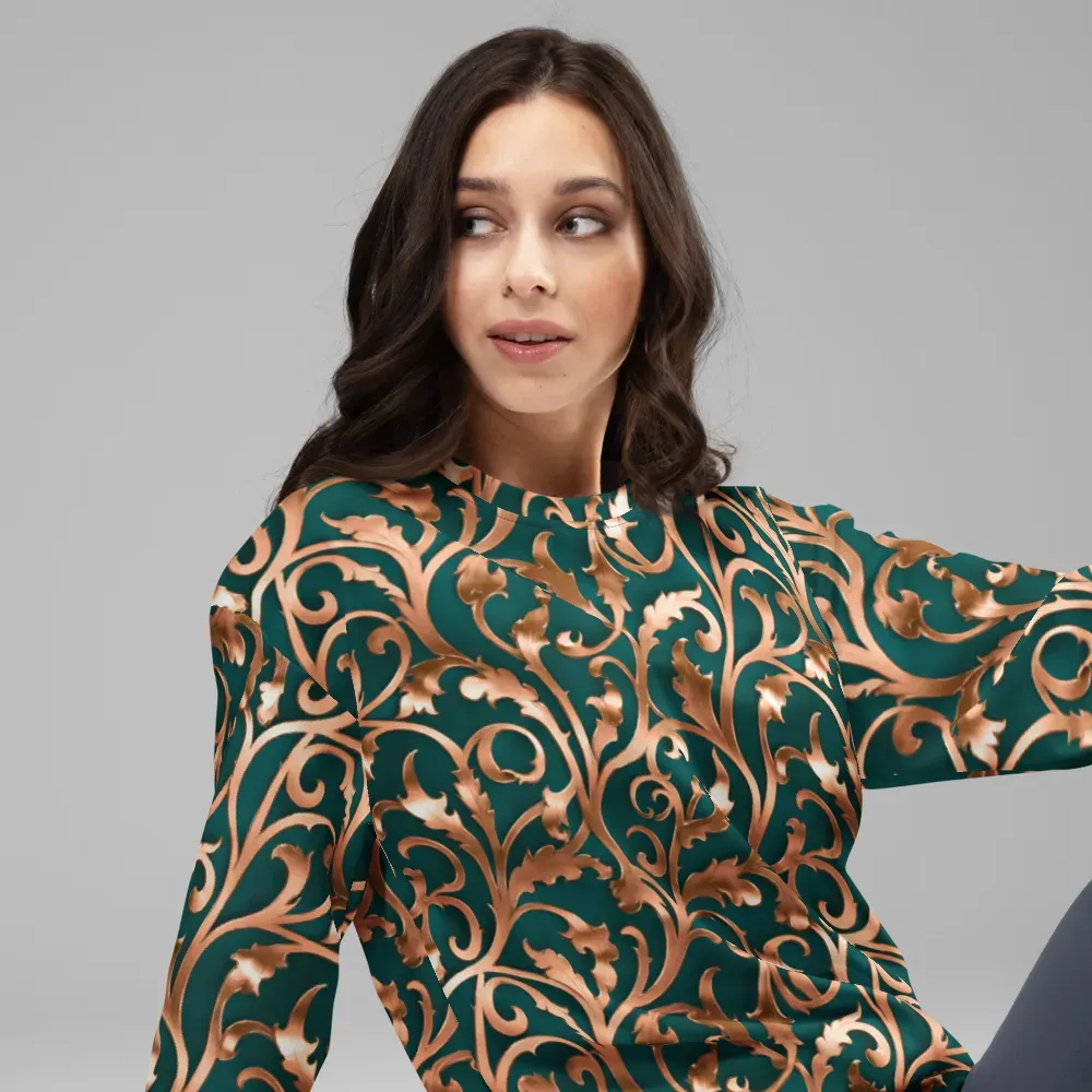 Gilded Verdure on Sweatshirt — Right Front