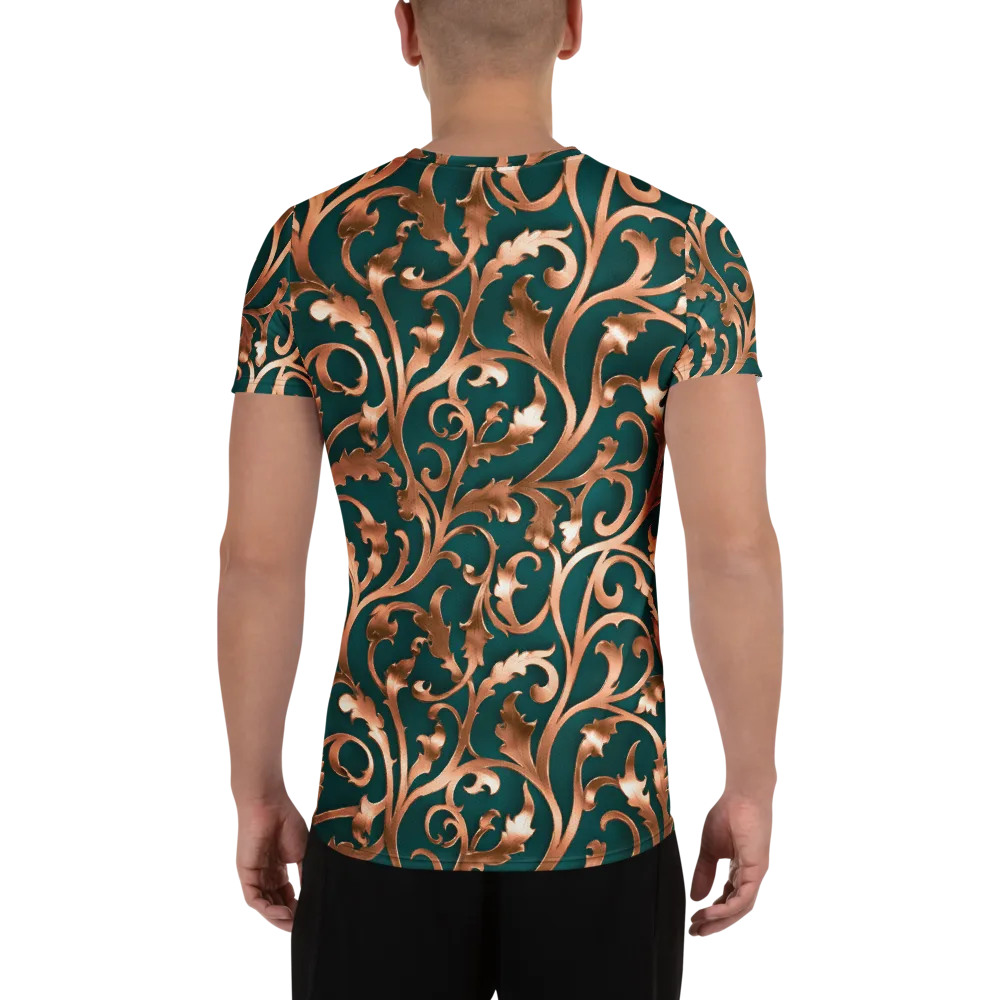 Gilded Verdure on Men's Athletic T-Shirt — Back