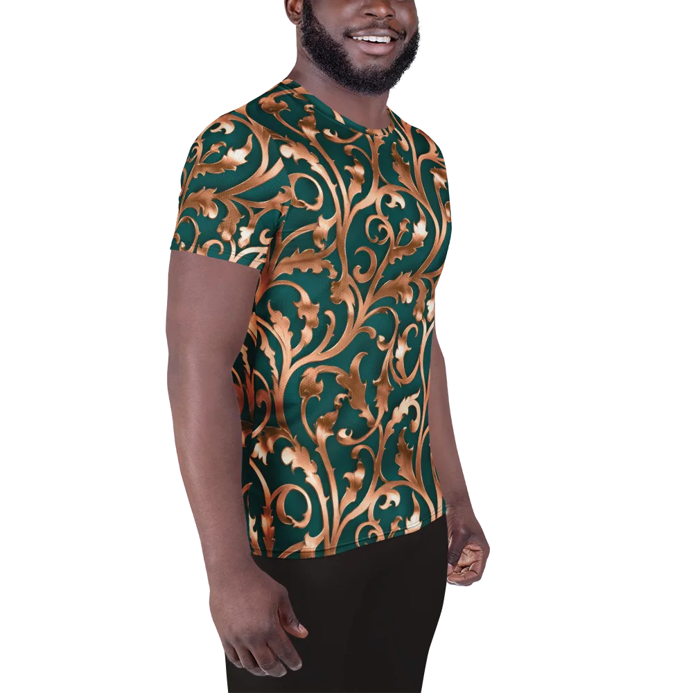Gilded Verdure on Men's Athletic T-Shirt — Right