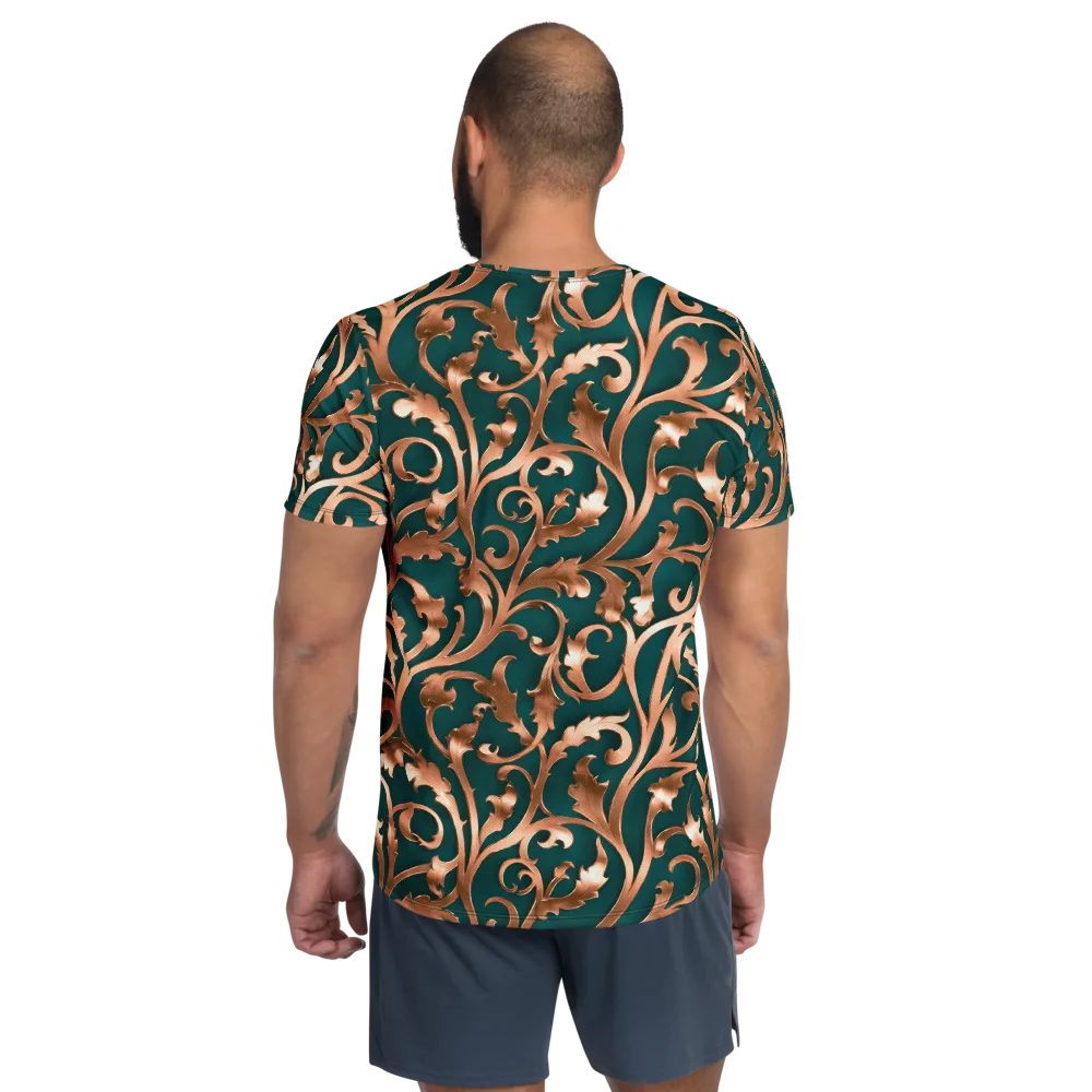 Gilded Verdure on Men's Athletic T-Shirt — Back