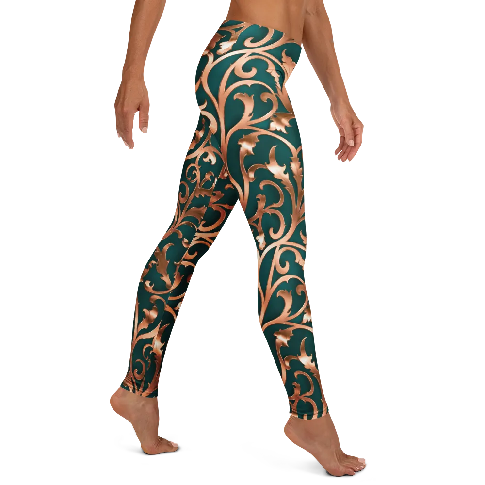 Gilded Verdure on Leggings — Right