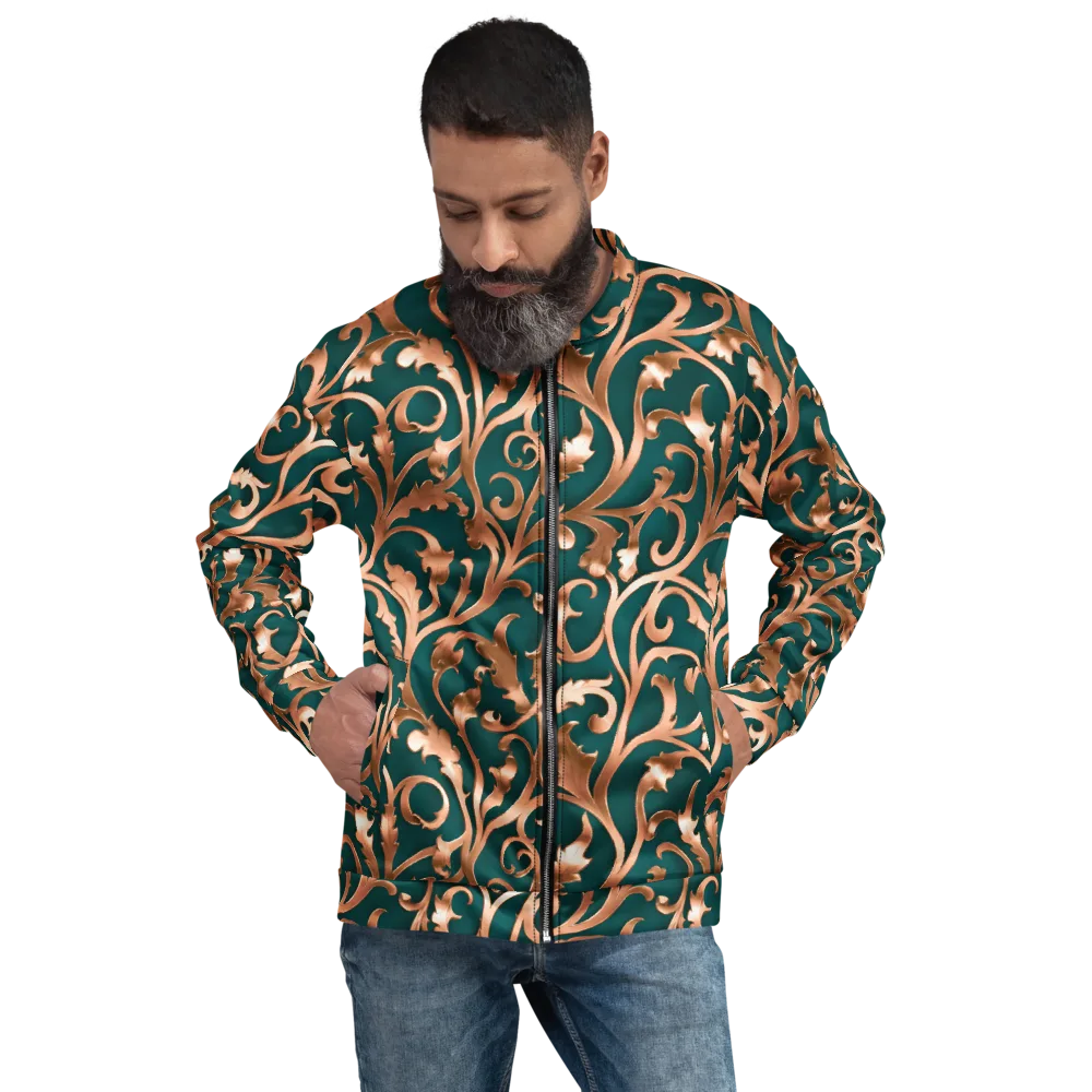 Gilded Verdure on Bomber Jacket — Front
