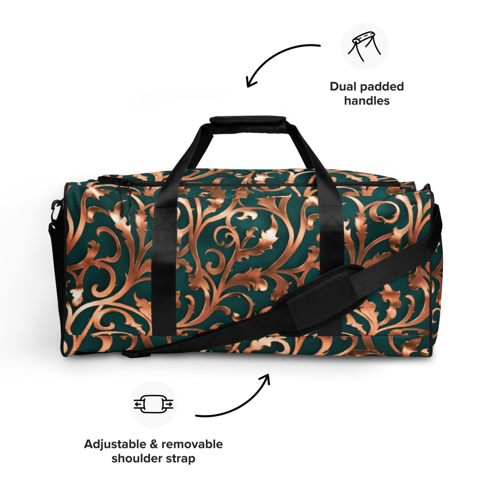 Gilded Verdure on Duffle Bag — Front