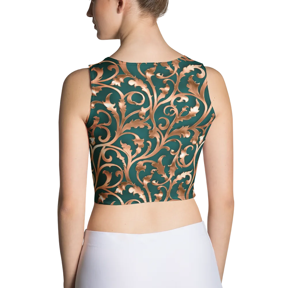 Gilded Verdure on Crop Top — Back