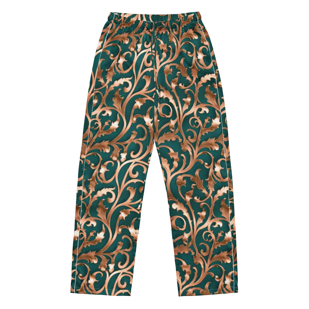 Gilded Verdure on Women's Pajama Pants — Front