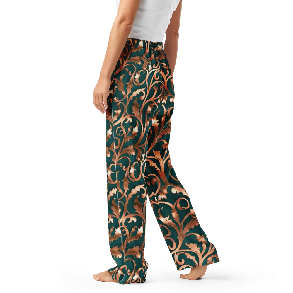 Gilded Verdure on Women's Pajama Pants — Left