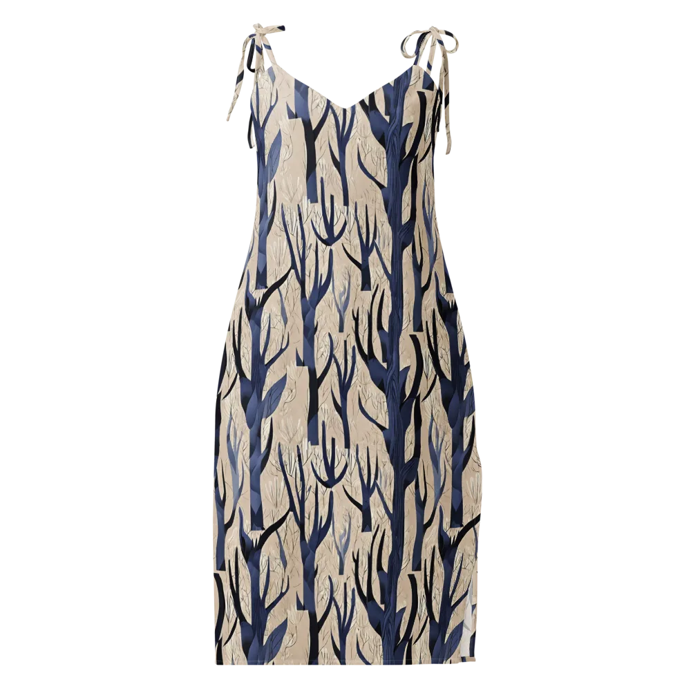 Midnight Thicket on Slip Dress — Front