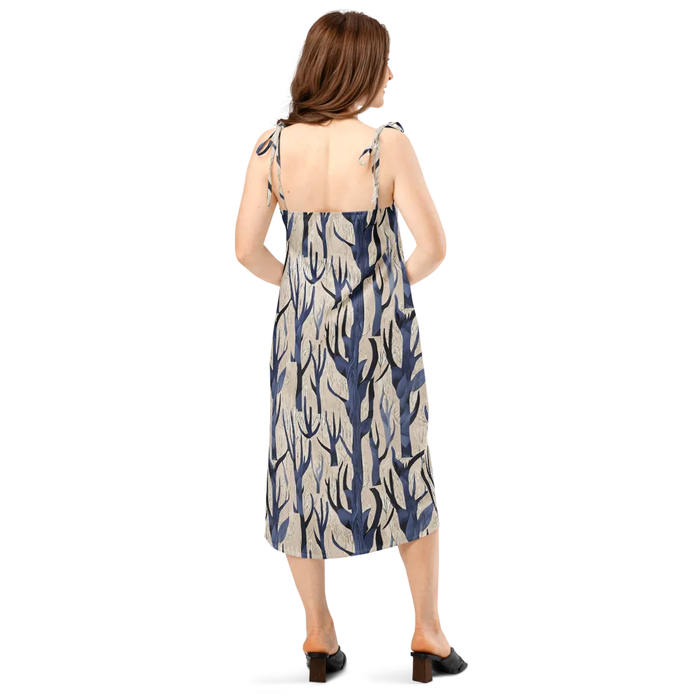 Midnight Thicket on Slip Dress — Back