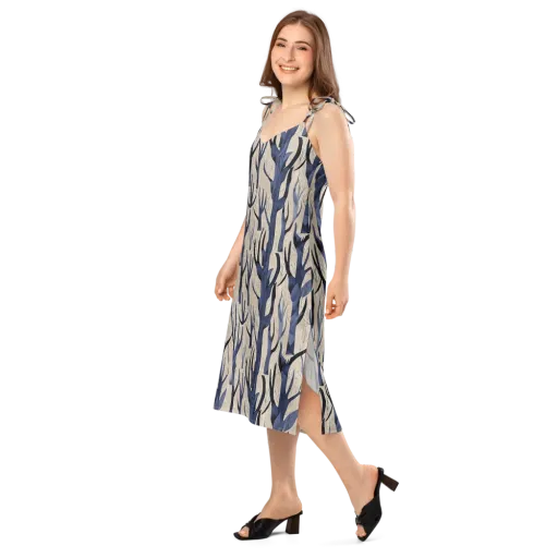 Midnight Thicket on a Slip Dress