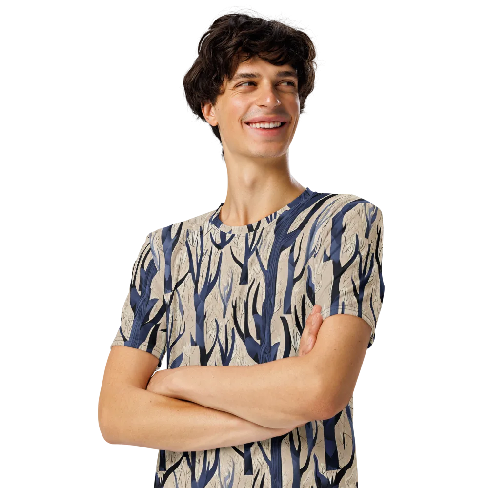 Midnight Thicket on Men's Crew Neck T-Shirt — Left Front