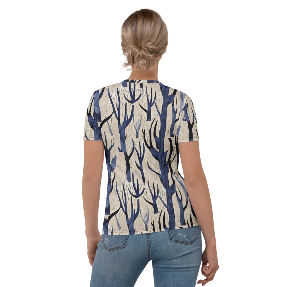 Midnight Thicket on Women's Crew Neck T-Shirt — Back