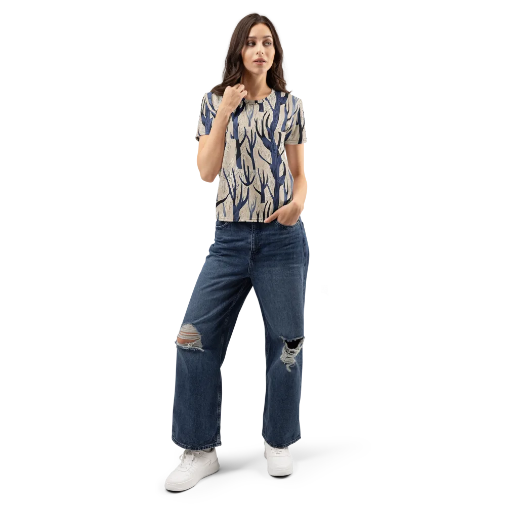 Midnight Thicket on Women's Crew Neck T-Shirt — Front