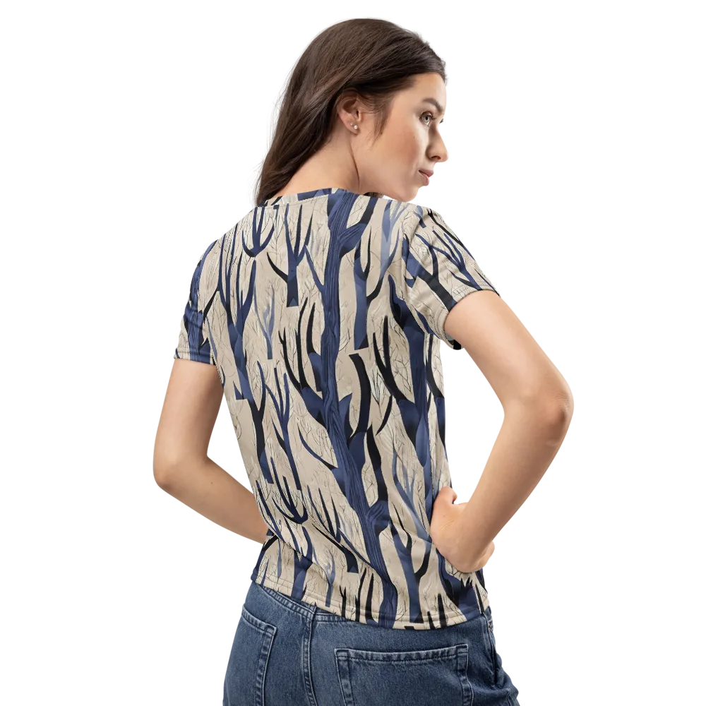 Midnight Thicket on Women's Crew Neck T-Shirt — Back