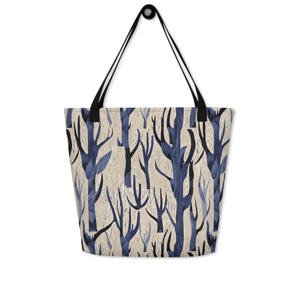 Midnight Thicket on Large Tote Bag W/ Pocket — Front