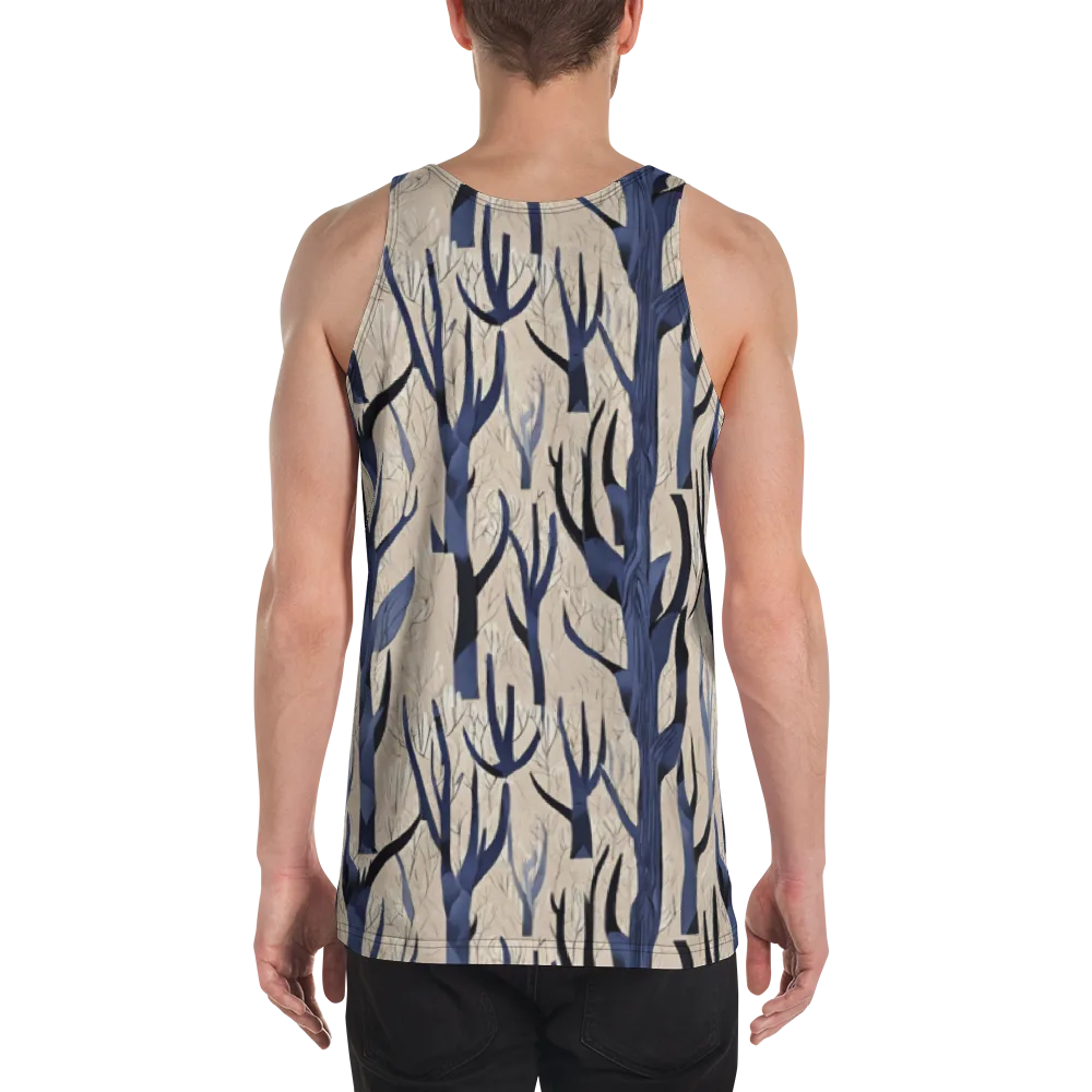 Midnight Thicket on Men's Tank Top — Back