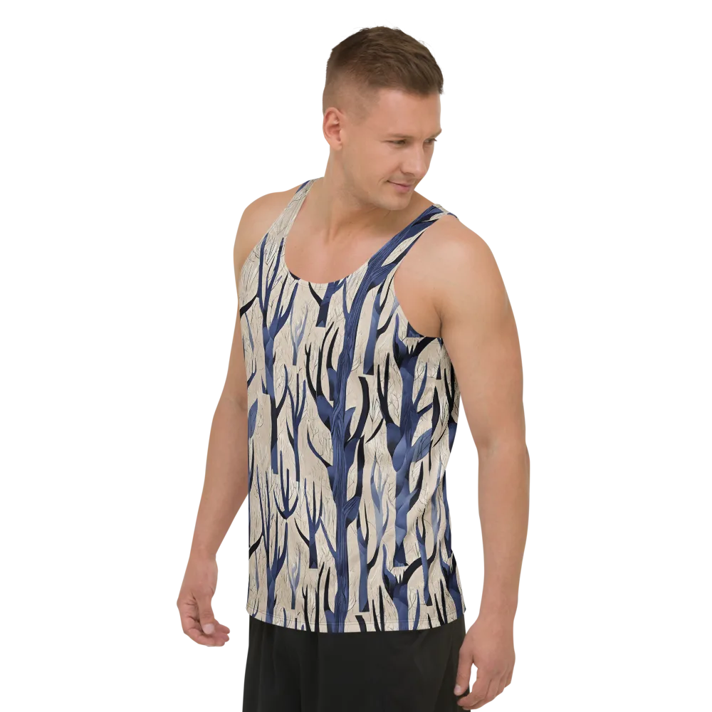 Midnight Thicket on Men's Tank Top — Left Front