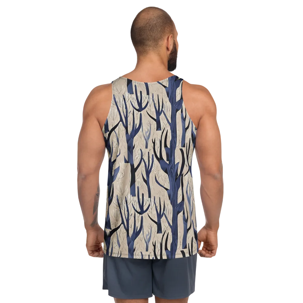 Midnight Thicket on Men's Tank Top — Back