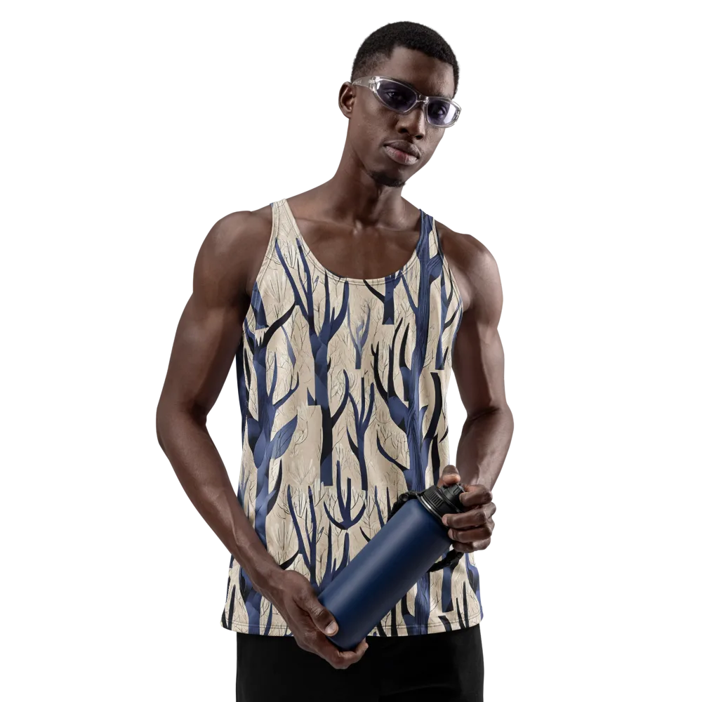 Midnight Thicket on Men's Tank Top — Front