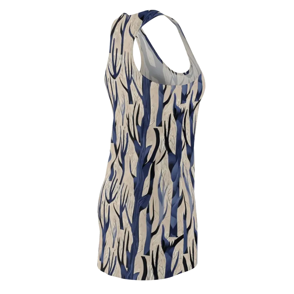 Midnight Thicket on Racerback Dress — Back Side