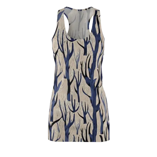 Midnight Thicket on a Racerback Dress