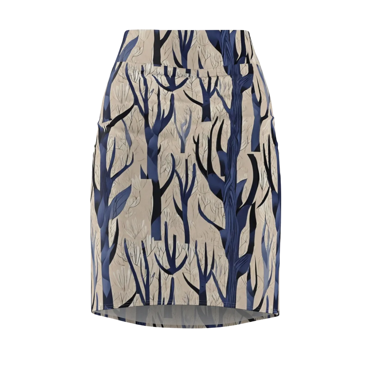 Midnight Thicket on Pencil Skirt — Front