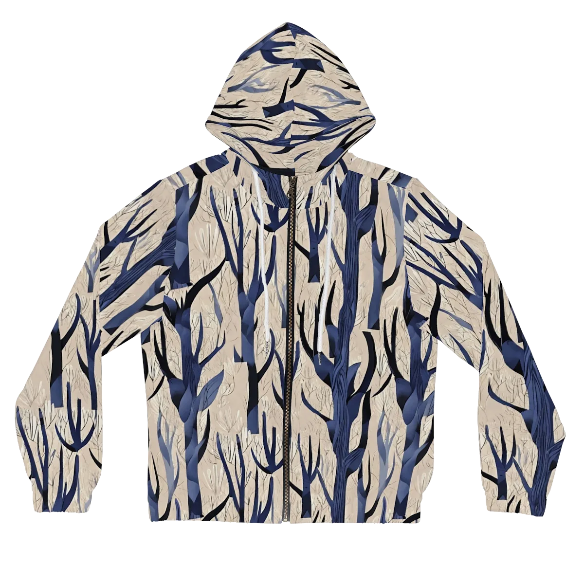 Midnight Thicket on Women's Full-Zip Hoodie — Front