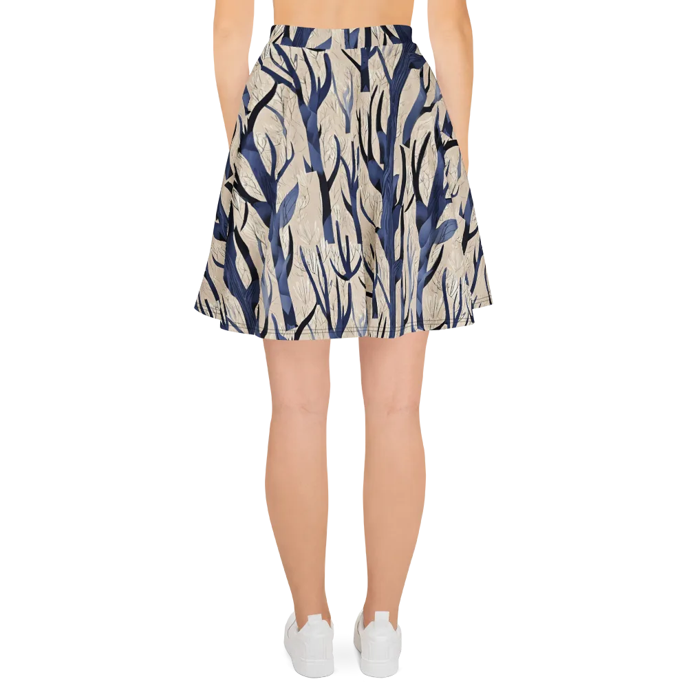 Midnight Thicket on Skater Skirt — Back