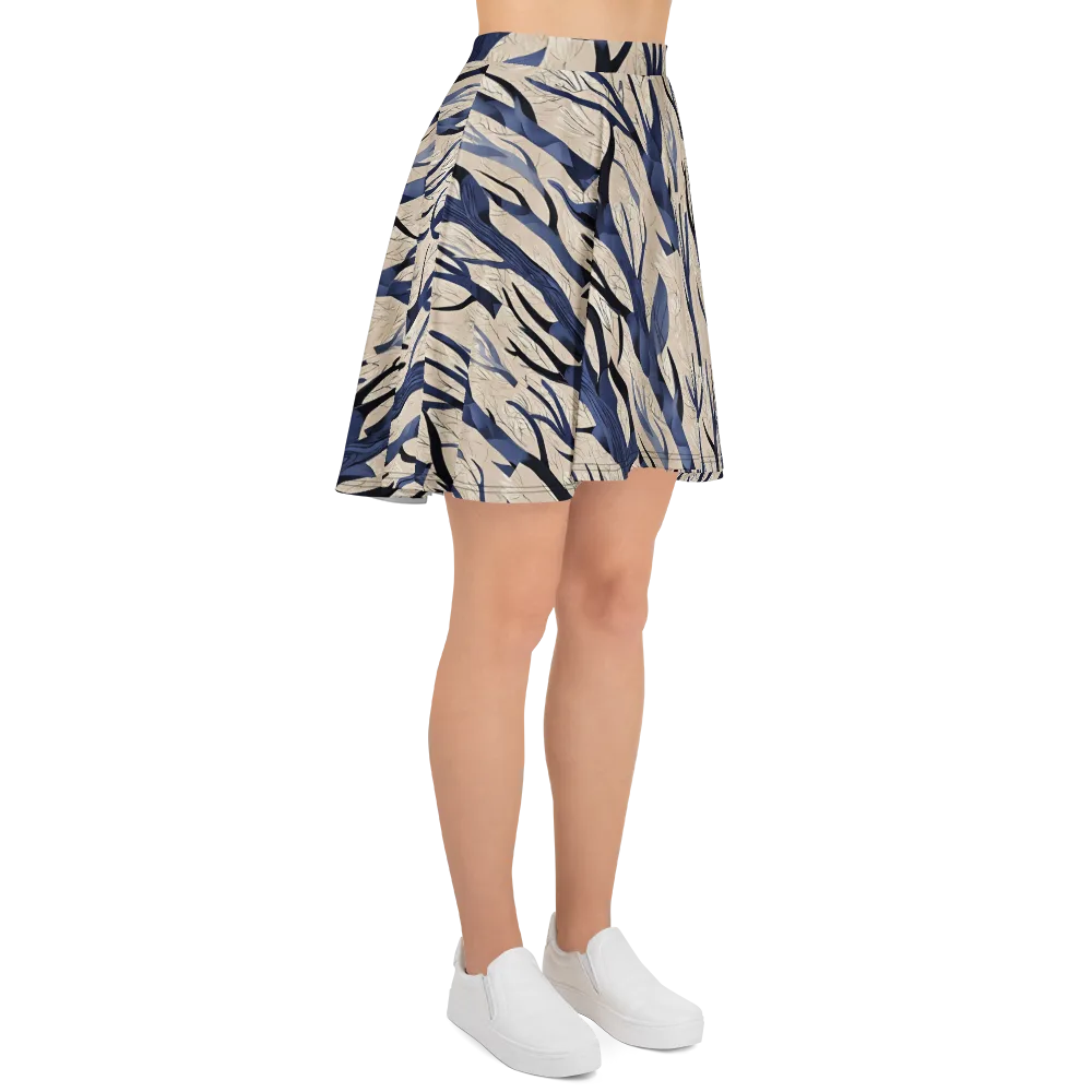 Midnight Thicket on Skater Skirt — Right