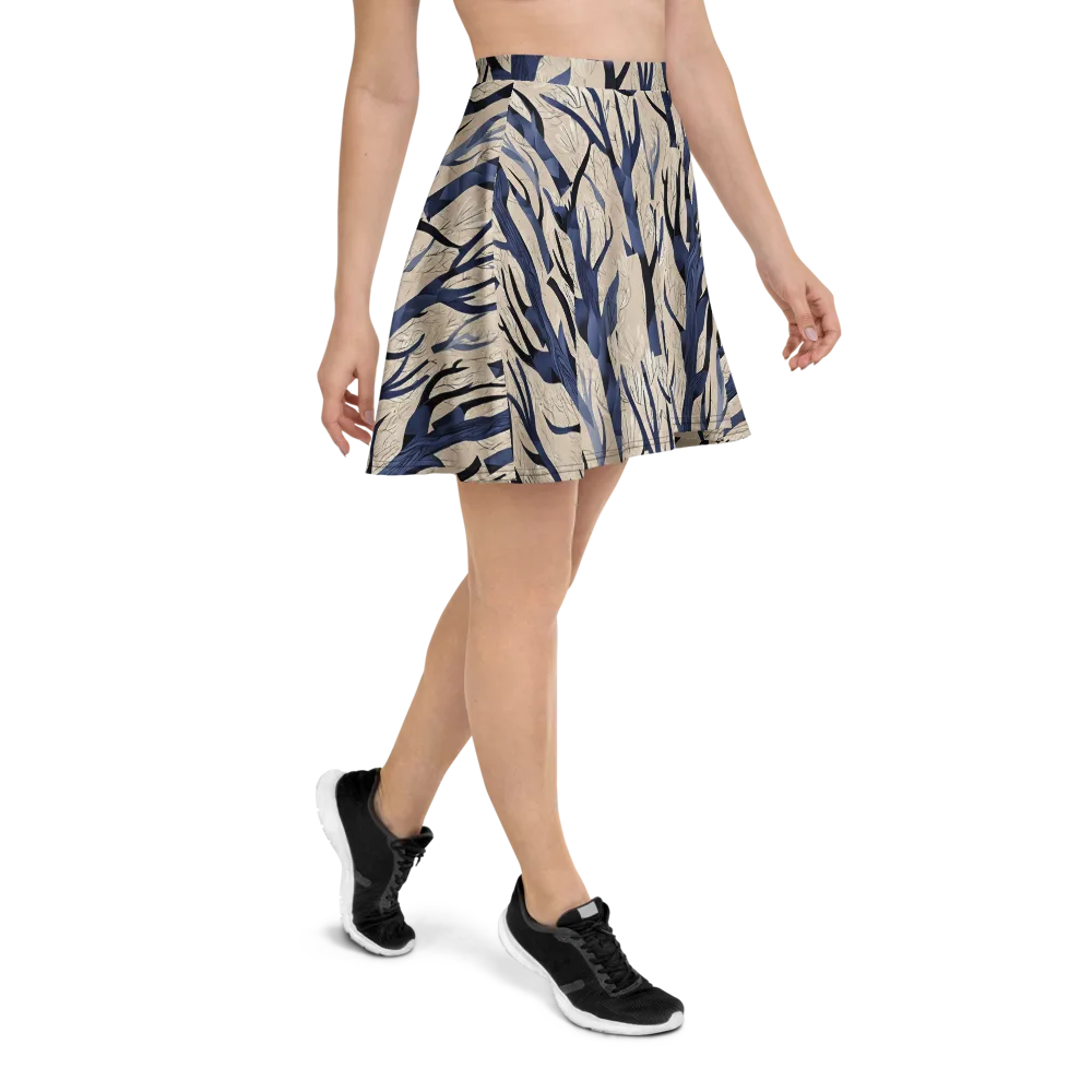 Midnight Thicket on Skater Skirt — Right