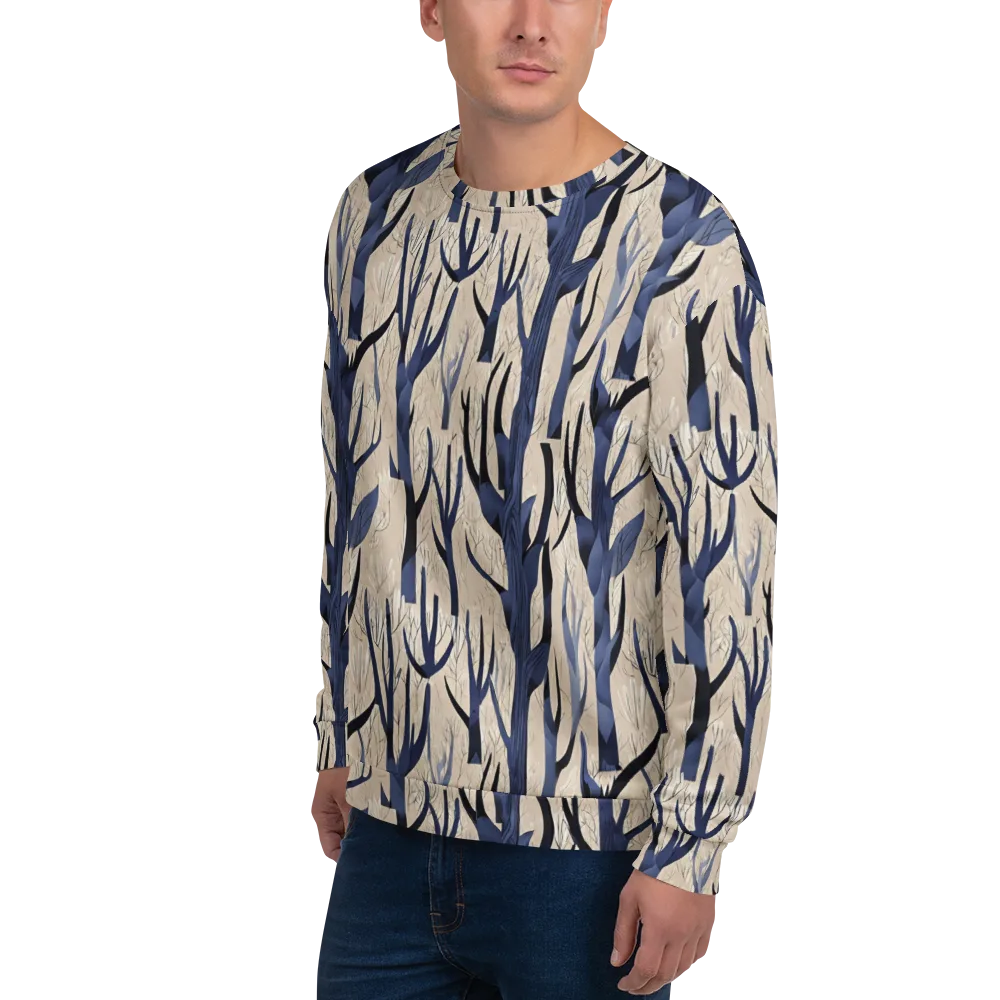 Midnight Thicket on Sweatshirt — Left Front