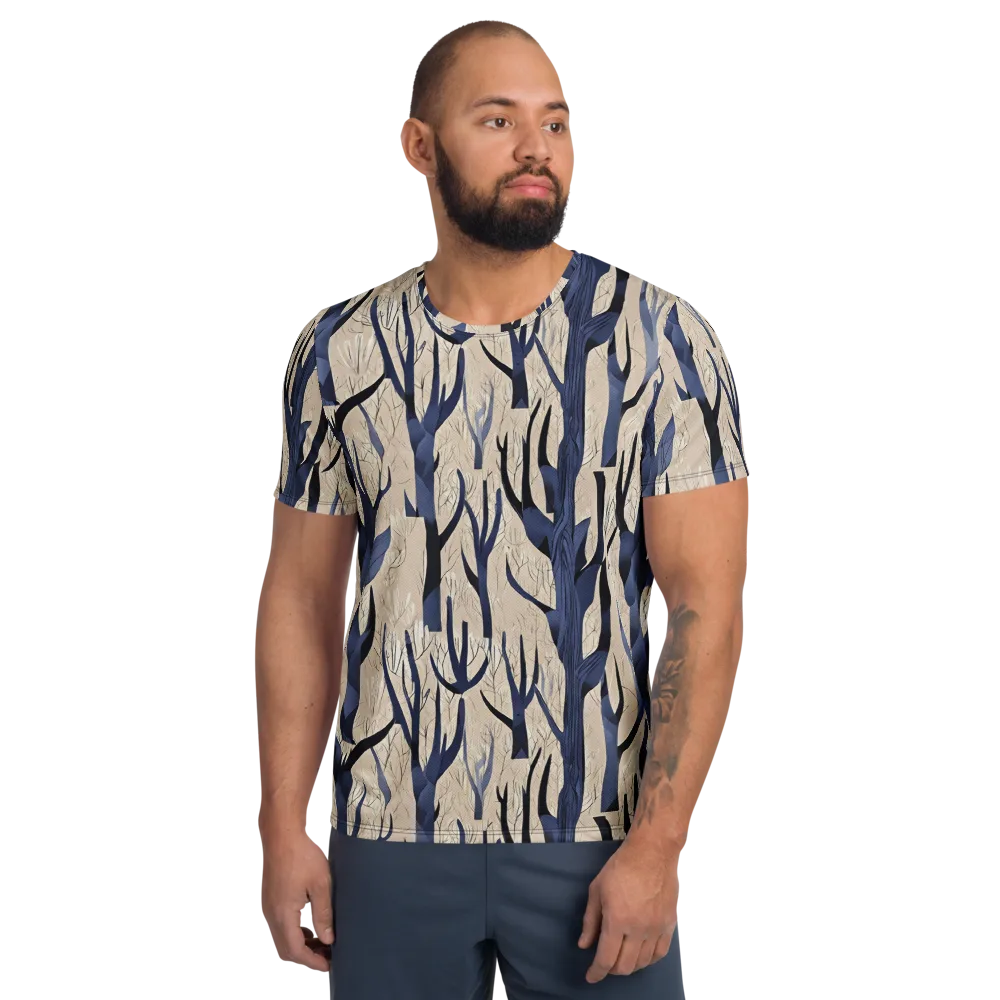 Midnight Thicket on Men's Athletic T-Shirt — Front
