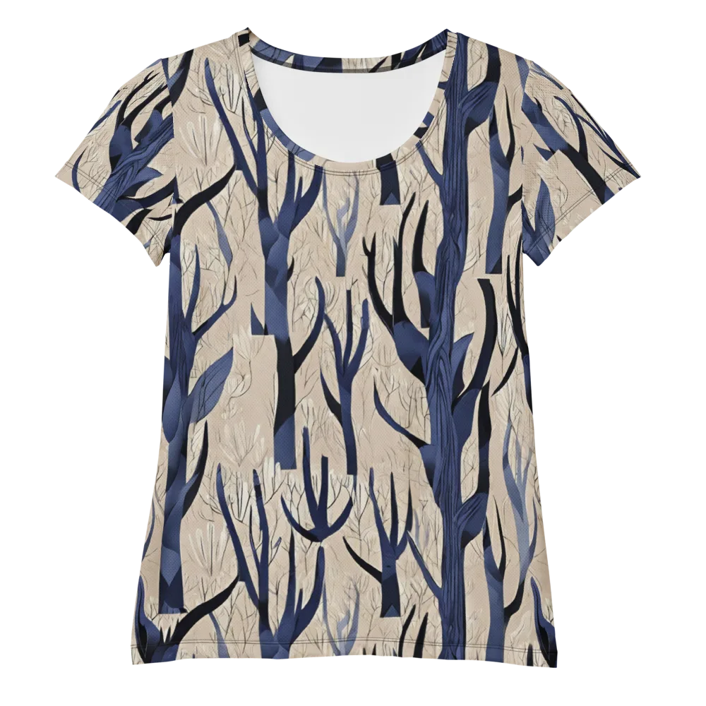 Midnight Thicket on Women's Athletic T-Shirt — Front